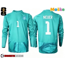 Moške Nogometnih dresov Nemčija Manuel Neuer #1 Vratar Domači SP 2026 Dolgi rokavi